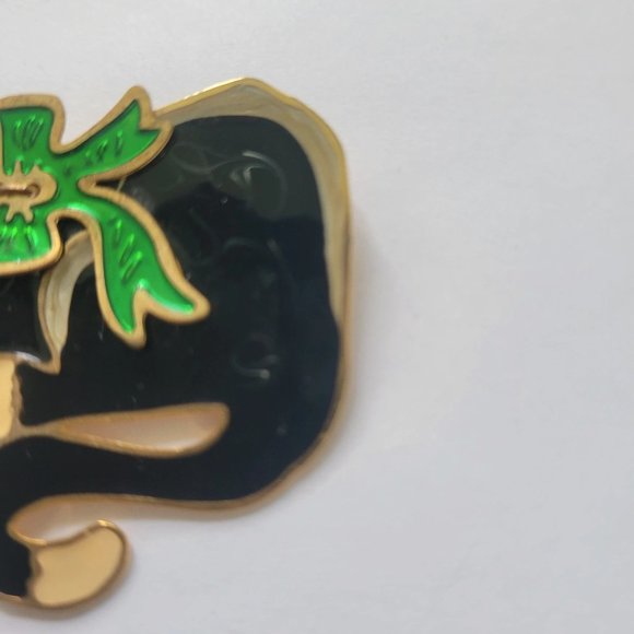 Vintage Brooch Pin Kitty Black Cat - Picture 2 of 4
